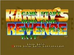 Karnovs Revenge Title Screen